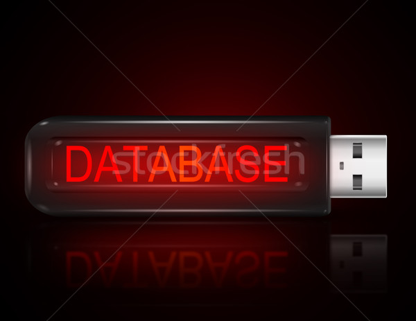 Database concept. Stock photo © 72soul