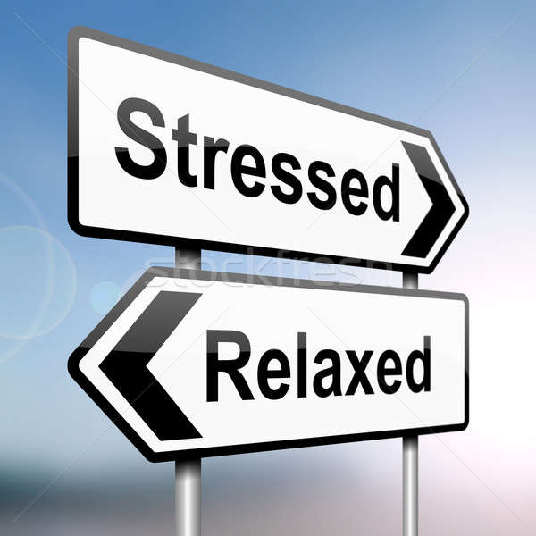 Stressed or relaxed. Stock photo © 72soul