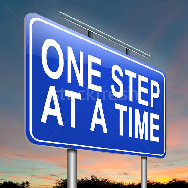 One step at a time. Stock photo © 72soul