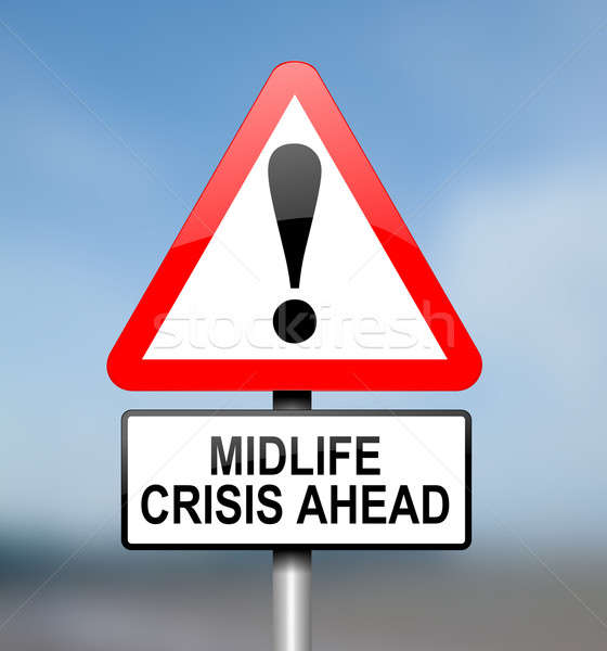 Midlife crisis concept. Stock photo © 72soul
