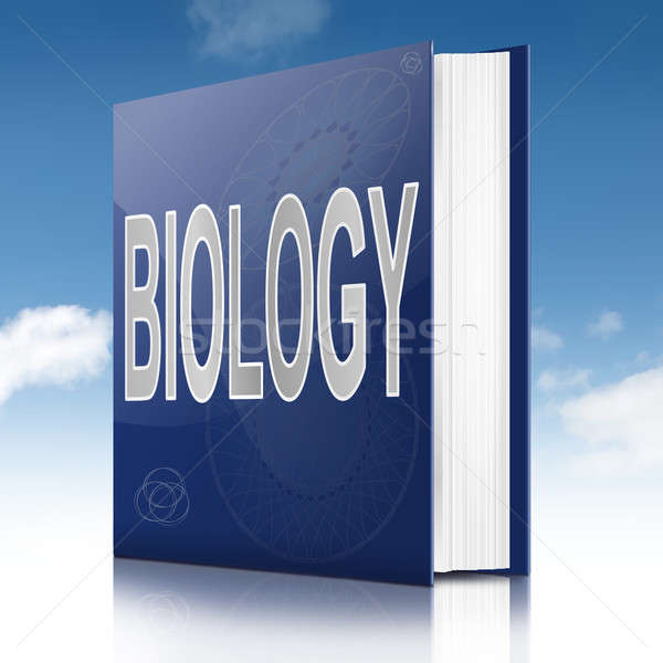 Stock foto: Biologie · Text · Buch · Illustration · Titel · weiß