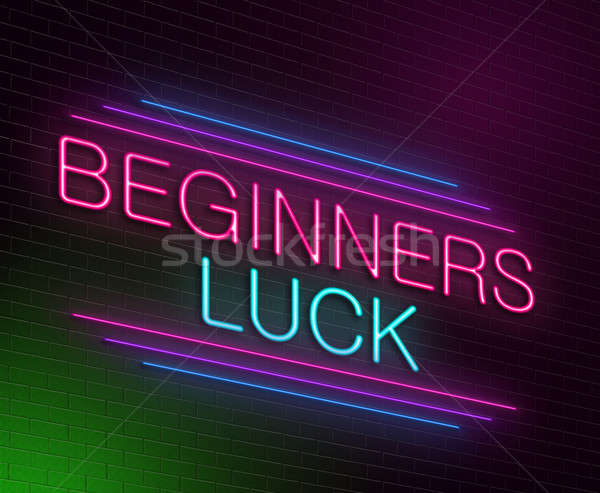 Beginners luck concept. Stock photo © 72soul