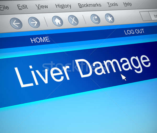 Liver damage concept. Stock photo © 72soul