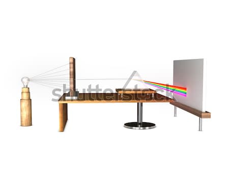 Dispersion by prism Stock photo © 7activestudio