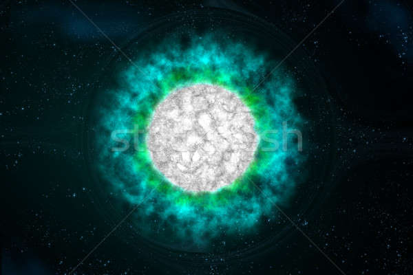 Nebuloasa coajă gaz vechi Imagine de stoc © 7activestudio