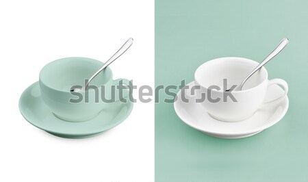 white cup on purple background solid Stock photo © 7Crafts
