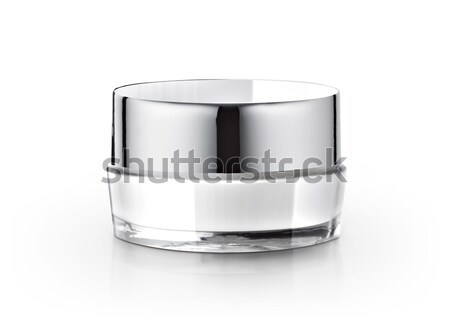 White cosmetic jar Stock photo © 7Crafts