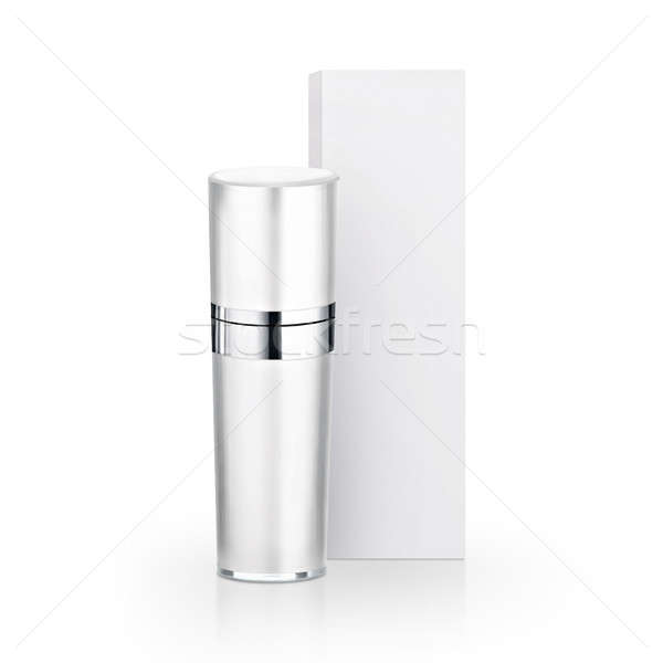 White cosmetic bottle & Box Stock photo © 7Crafts