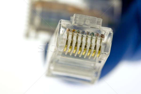 Ethernet plug extrême câble [[stock_photo]] © 808isgreat