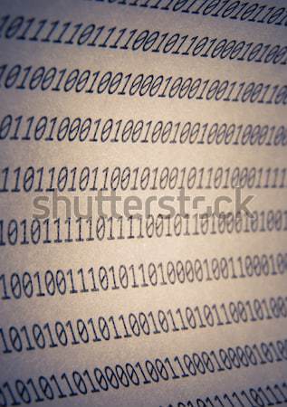 Résumé code nombre lettres design technologie [[stock_photo]] © a2bb5s
