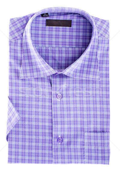 Shirt hommes isolé blanche homme tissu [[stock_photo]] © a2bb5s