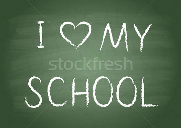 I love my school Stock photo © a2bb5s