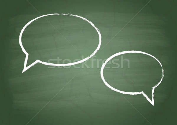 Two talk sign Stock photo © a2bb5s