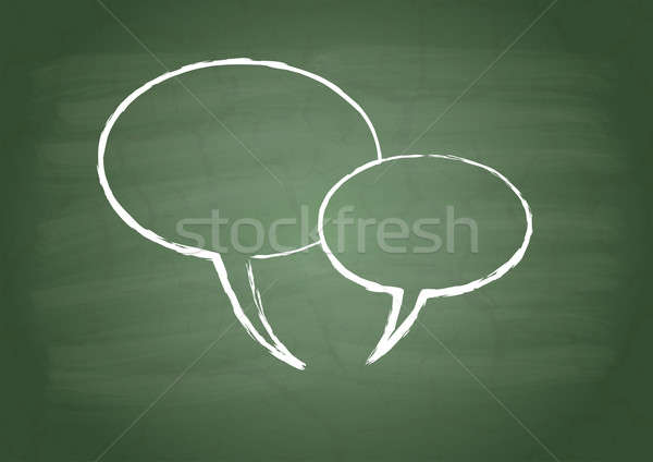 Two talk sign Stock photo © a2bb5s