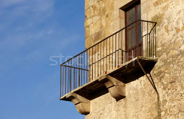 Old balcony at Trujillo Stock photo © ABBPhoto