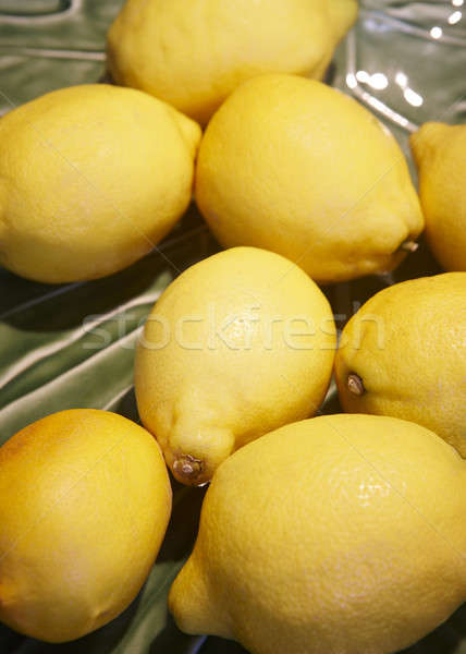 Limoni gruppo fresche verticale alimentare Foto d'archivio © ABBPhoto