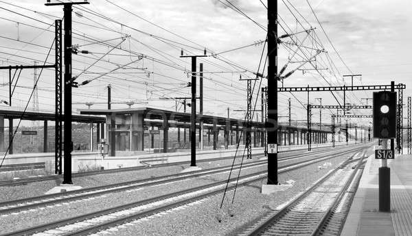 Railway Station Stock photo © ABBPhoto