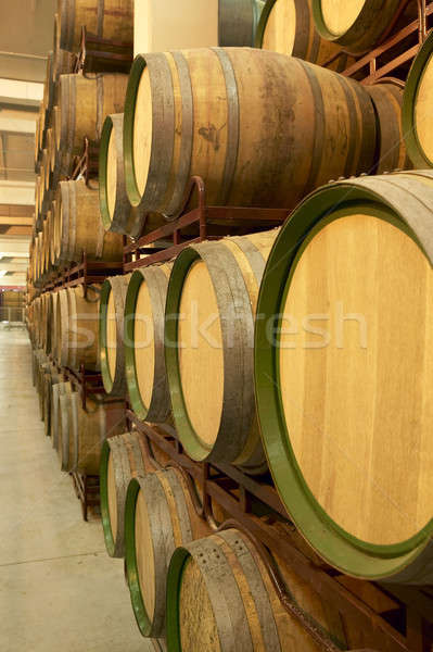 Vin imbatranire proces spaniol vertical Imagine de stoc © ABBPhoto