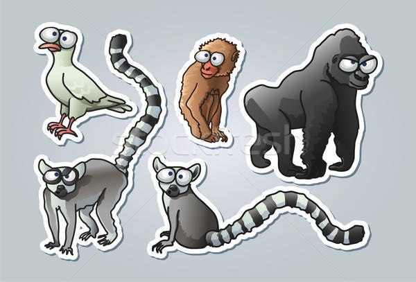 Stock photo: Cartoon animals
