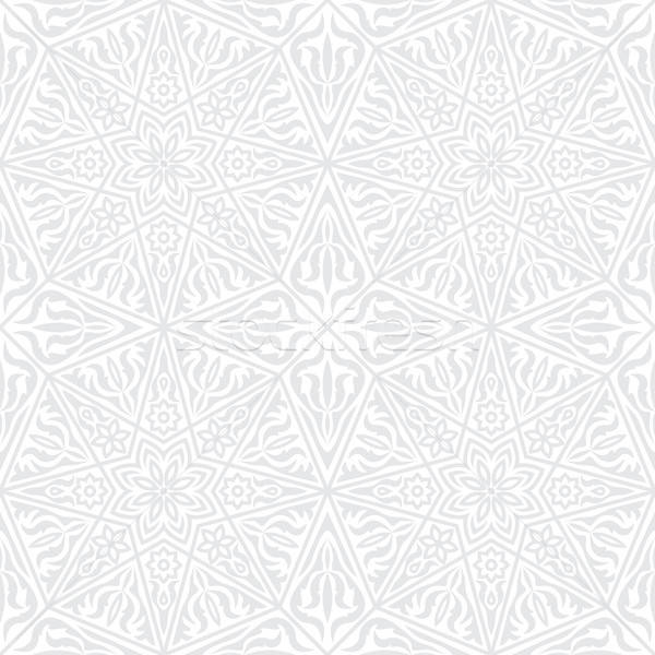 Stock photo: Seamless pattern with traditional ornament