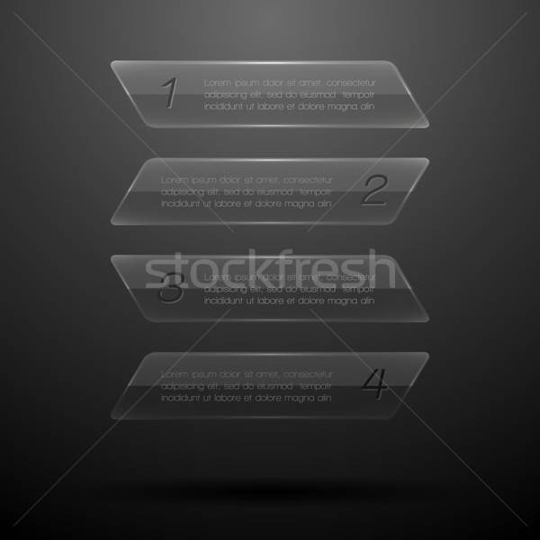 Stockfoto: Glas · communie · infographics · eps10 · business · web