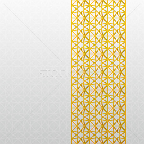 Abstract tradizionale ornamento oro retro wallpaper Foto d'archivio © AbsentA