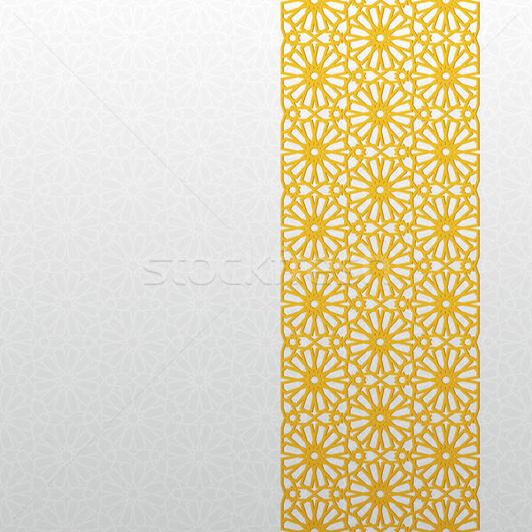 Abstract tradizionale ornamento oro retro wallpaper Foto d'archivio © AbsentA