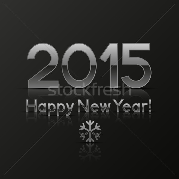 Happy New Year greeting card Stock photo © AbsentA