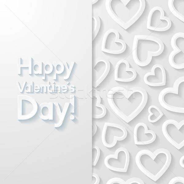 Valentines day greeting card Stock photo © AbsentA