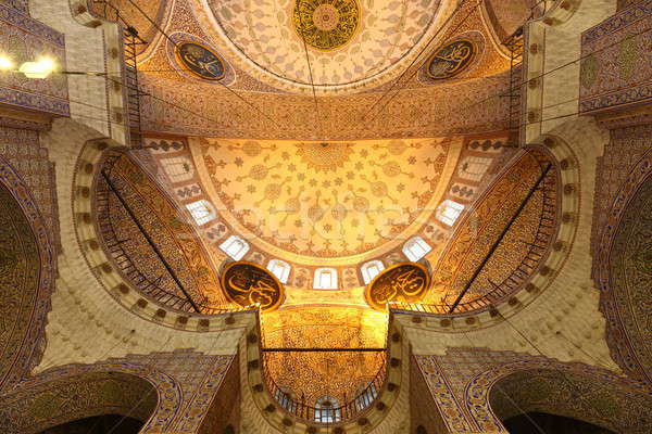 új mecset belső Isztambul fény terv Stock fotó © AchimHB
