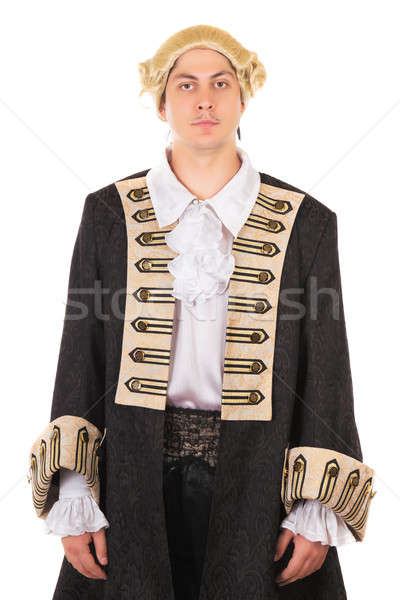 Man in medieval costume Stock photo © acidgrey