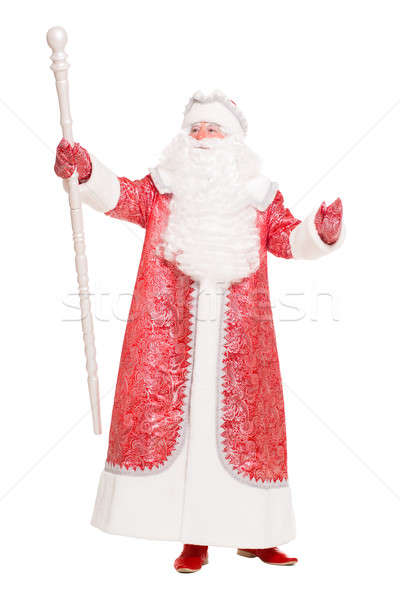 Father Frost wearing red coat Stock photo © acidgrey