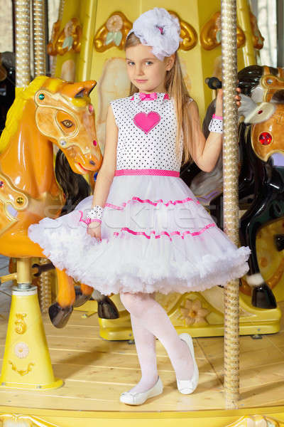 Little beautiful girl Stock photo © acidgrey