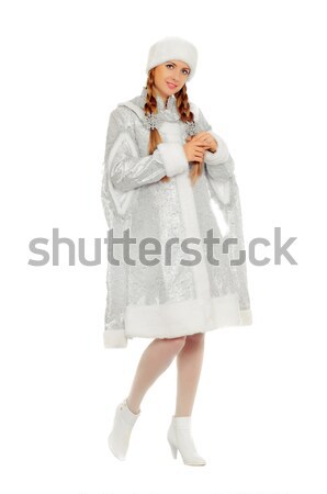 Portrait of a nice Snow Maiden Stock photo © acidgrey