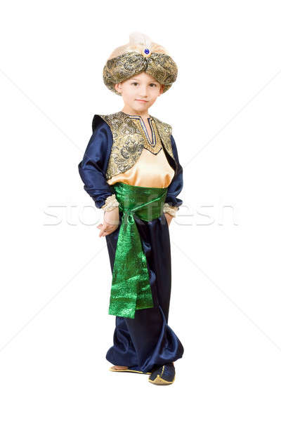 Little boy wearing oriental costume Stock photo © acidgrey