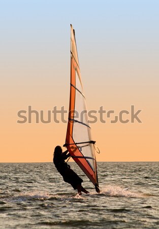 Windsurfer Stock photo © acidgrey