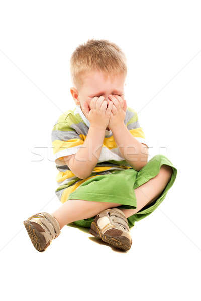 Stock photo: Little blond boy