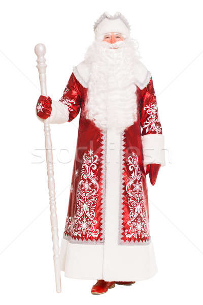 Santa Claus wearing red coat Stock photo © acidgrey