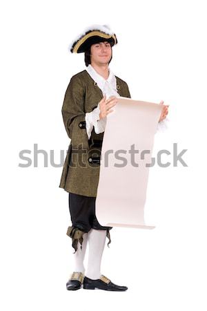 Man wearing pirate costume Stock photo © acidgrey