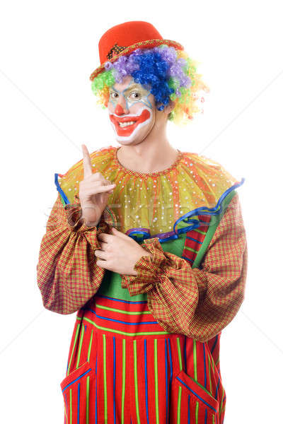 Portrait of a clown Stock photo © acidgrey