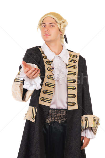 Young man in medieval costume Stock photo © acidgrey