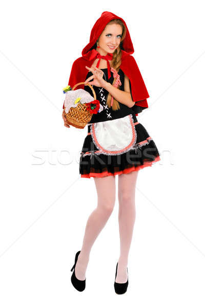 Beautiful Little Red Riding Hood Stock photo © acidgrey
