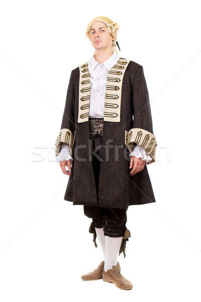 Man in medieval costume Stock photo © acidgrey