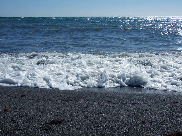 Waves at coast of the Black sea 1 Stock photo © acidgrey