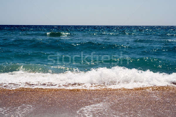 Waves at coast of the Black sea Stock photo © acidgrey