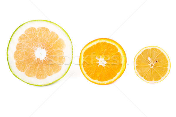 Sweetie, orange and lemon Stock photo © acidgrey