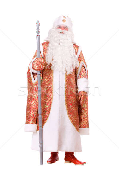 Ojciec mróz rosyjski christmas charakter śniegu Zdjęcia stock © acidgrey