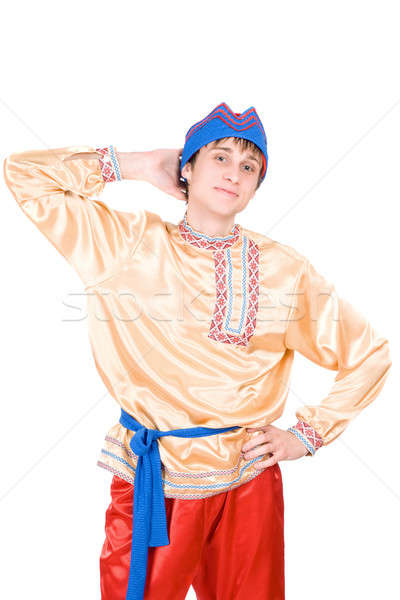 man in the Russian national costume. Isolated Stock photo © acidgrey