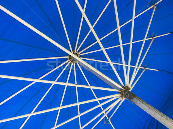 Bleu parapluie extérieur environnement plage [[stock_photo]] © actionsports