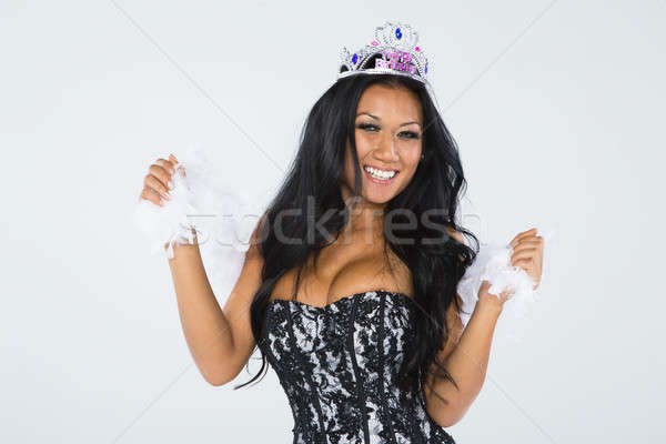 Woman Celebrating Stock photo © actionsports